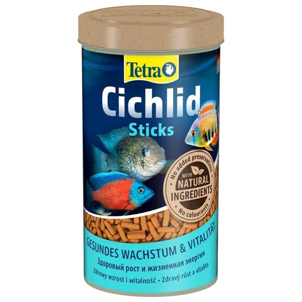 Tetra Cichlid Sticks корм для любых видов цихлид (палочки), 500 мл