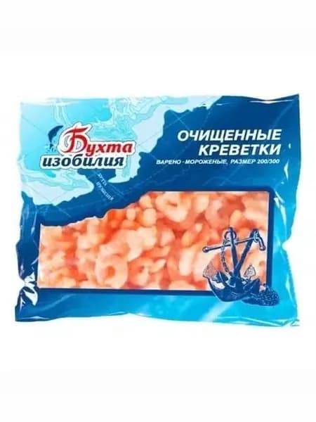 Креветки Бухта изобилия вареные замороженные 430 г