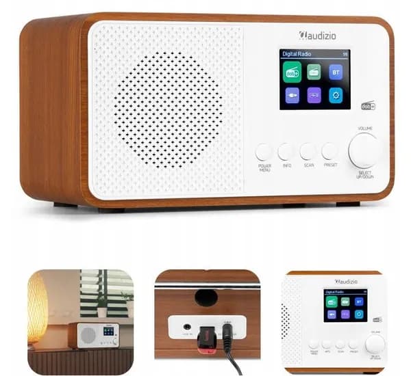 Радиоприемник Audizio Avio 102.352,DAB+ FM, белый