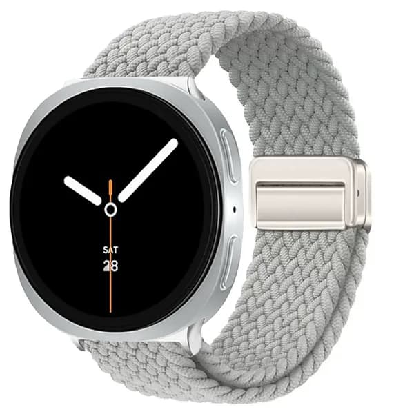 Нейлоновый спортивный ремешок для Samsung Watch 8 40 мм 44 мм, Дышащий тканый ремешок для Samsung Watch 8 Classic 46 мм, Высокоэластичный