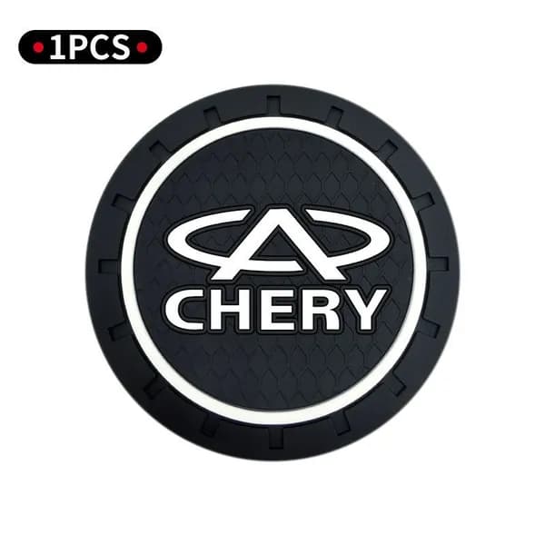 Коврик в подстаканник автомобиля " Chery "; PREMIUM QUALITY; Detailing;