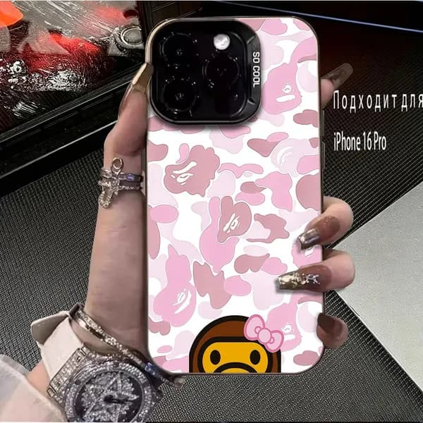 Чехол с рисунком для iPhone 16 Pro, противоударный