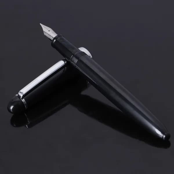 (1 штука) Иридиевая ручка Jinhao 992 средней и тонкой толщины-ярко-черная