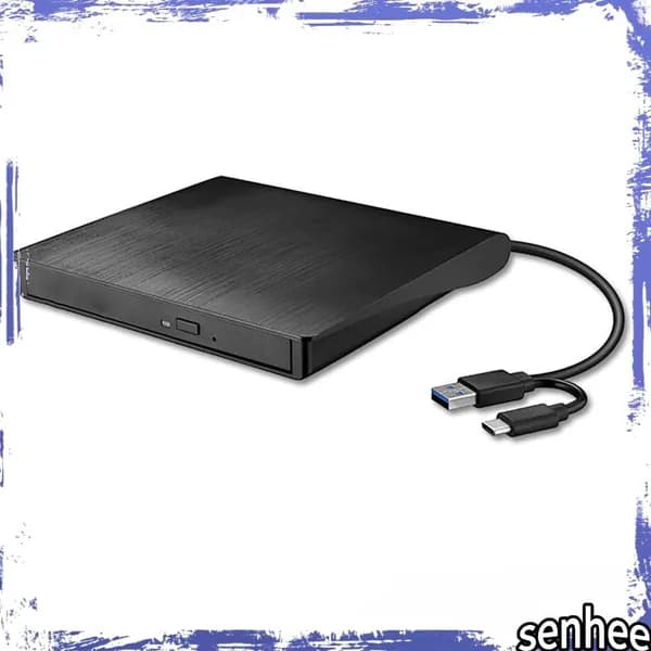 DVD-привод USB 3.0 и Type C, универсальный, для дома и офиса
