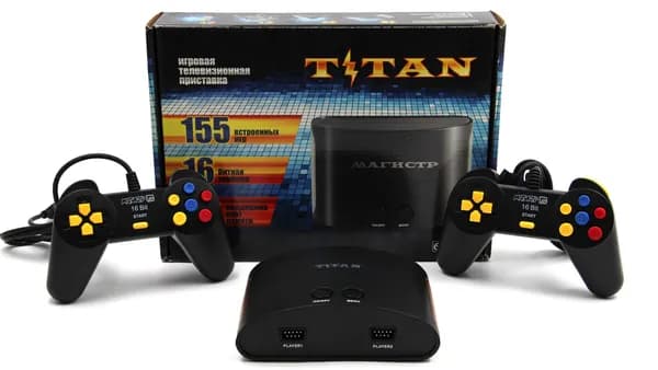 Игровая приставка DVTech Магистр Titan (155 игр встроенных игр) Винтаж