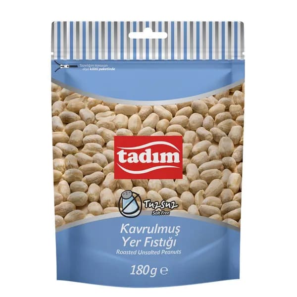 Tadm Жареный несоленый арахис 180g - Сушеные орехи