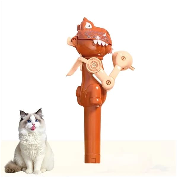 Игрушка-мячик с мятой динозавра, забавная игрушка для кошек