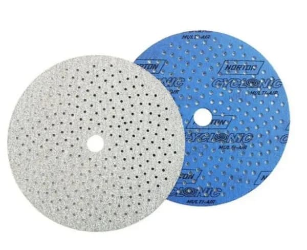 Абразивный круг Norton Cyclonic Multi-Air синий Р80/Р100 150мм, 3шт
