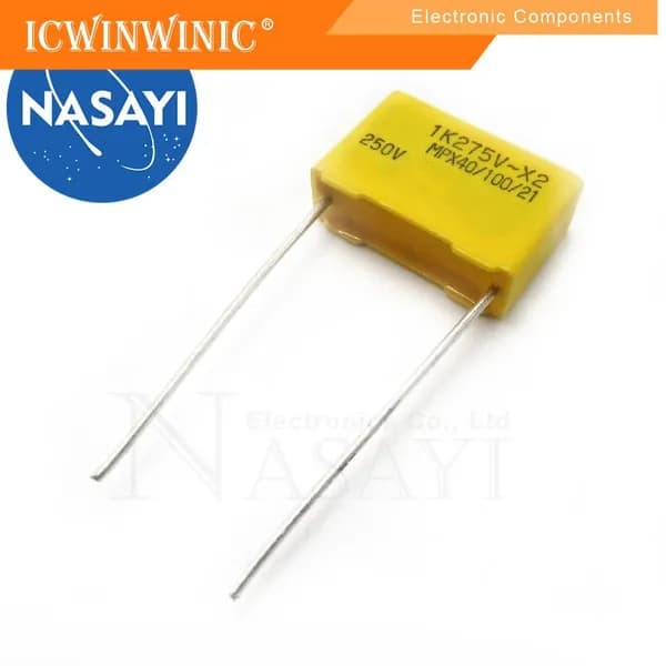 5шт MPX40/100/21 Safety Capacitor 0.1uf 275v Safety X Capacitor 104 275v 0.1UF Electric наличный товар