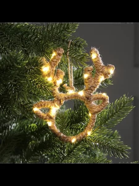 Светодиодная фигура Олень, 20 LED, теплый белый свет