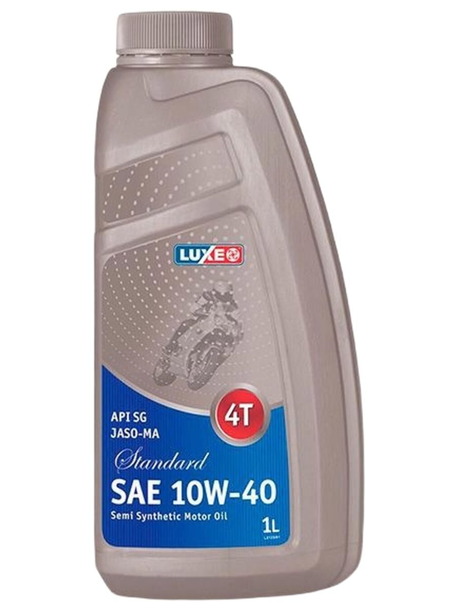 luxe STANDART 4T 10W-40 Масло моторное, Полусинтетическое, 1 л