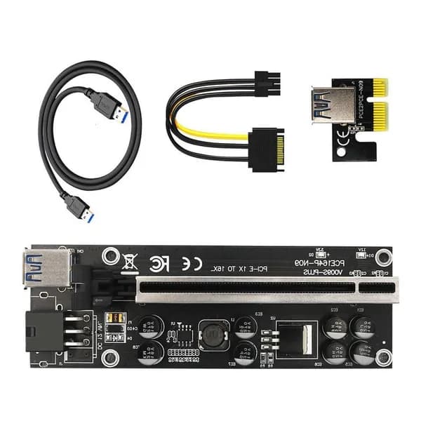 Двойной экранированный USB-кабельный PCI-E 8 Сплошные конденсаторы PCI-E
