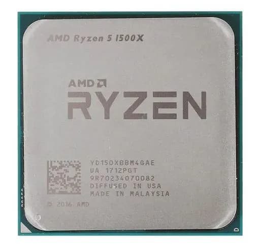 Процессор AMD Ryzen 5 1500X (YD150XBBM4GAE) OEM - AM4, 4 х 3.5 ГГц, L2 - 2 МБ, L3 - 16 Мб, 2хDDR4-2667 МГц, TDP 65 Вт