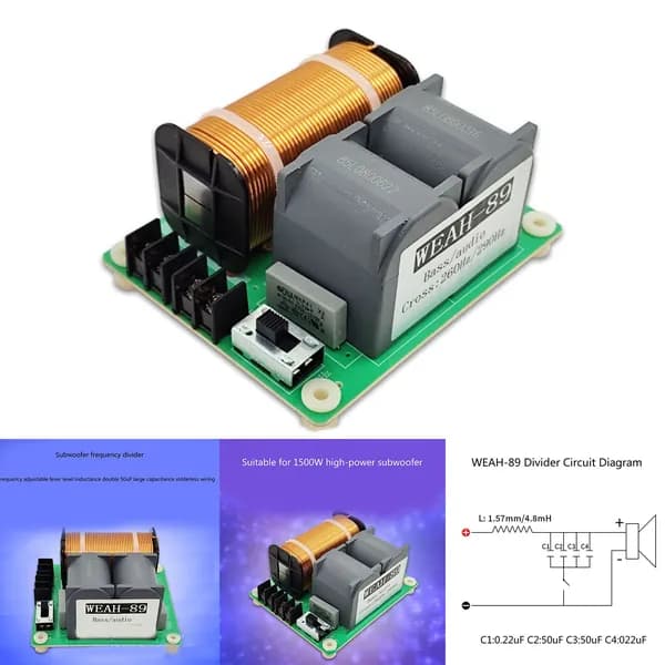 1500W Плата разделения частот для басов