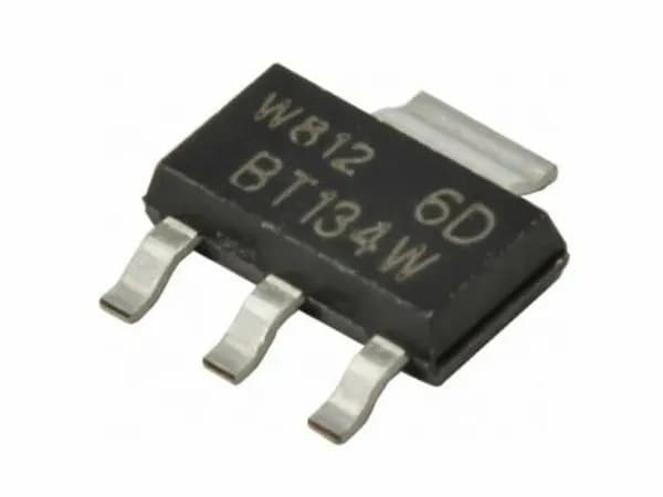Симистор BT134W-600D SOT223 600В/1А ( 2шт)