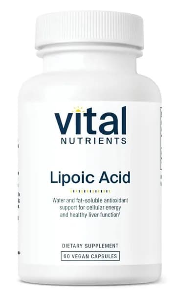 Vital Nutrients Alpha Альфа-липоевая кислота 60 капсул