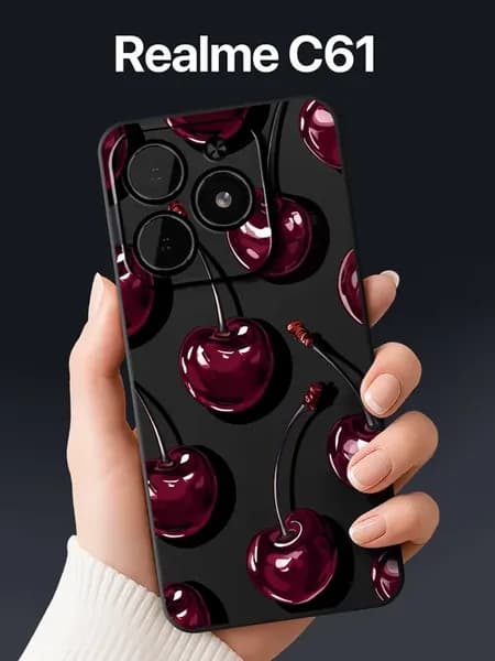 Чехол на Realme C61 с вишней