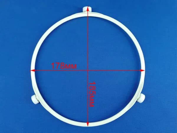Кольцо вращения тарелки для СВЧ Panasonic, 178мм, 14мм