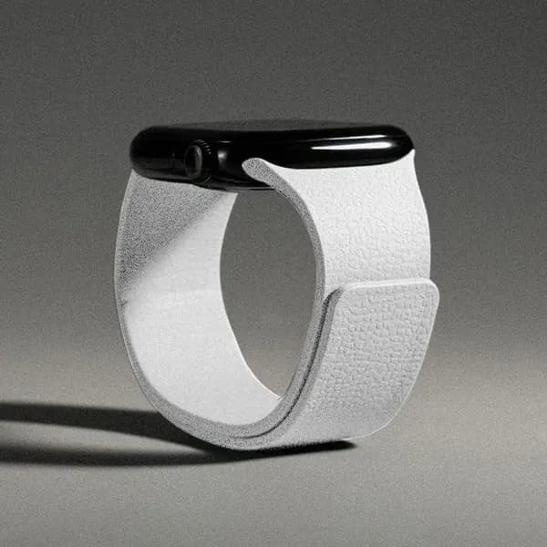 Силиконовый магнитный ремешок без пряжки, подходит для Apple Watch серий 1-9, SE/10, 42-44-45-46-49мм