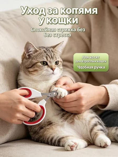 Когтерезка с ограничителем среза, безопасная для питомцев