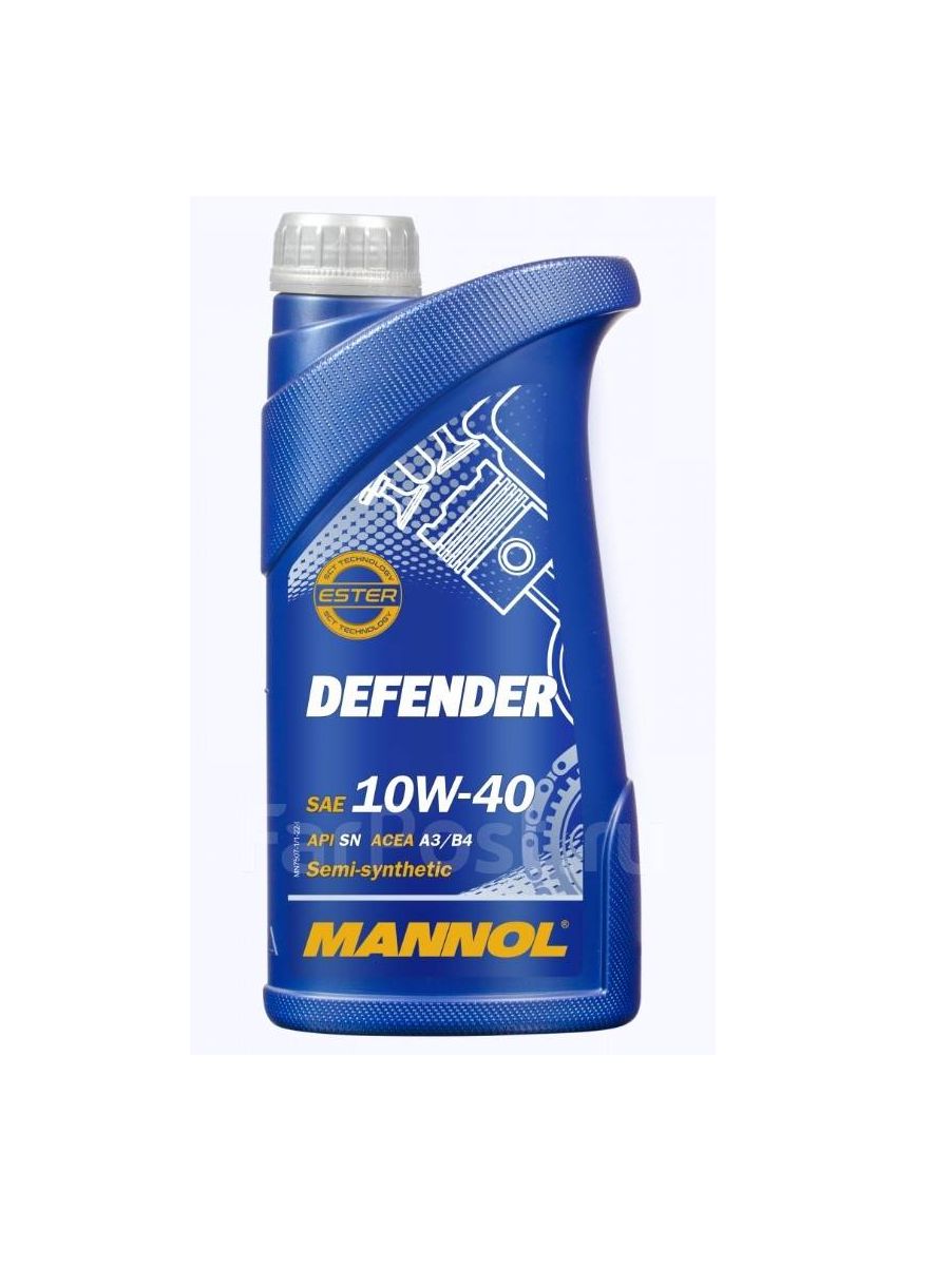 MANNOL DEFENDER  10W-40 Масло моторное, Полусинтетическое, 1 л