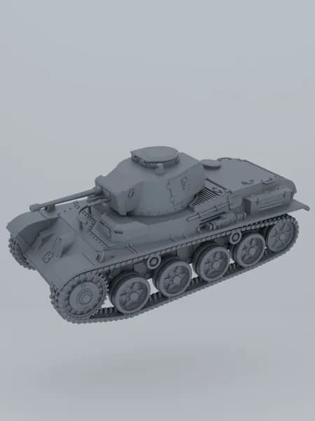 Landsverk L-60 макет танка демонстрационный 1 100