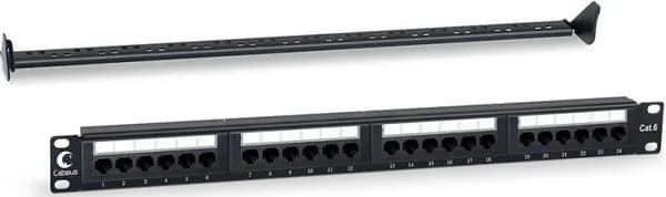 Патч-панель Cabeus PL-24-Cat.6-Dual