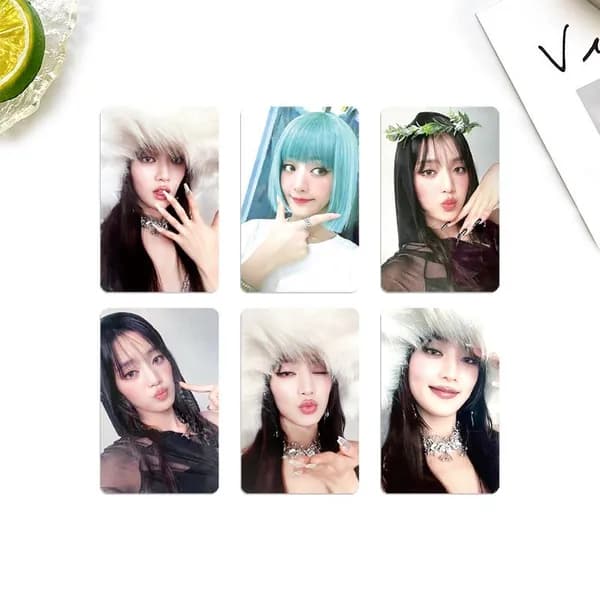 (G)I-DLE Карточки k-pop карточки коллекционные Фотокарточки 54 * 86 мм 6 шт