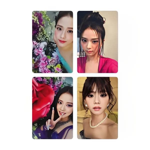 Карточки BLACKPINK BP Jisoo k-pop карточки коллекционные Фотокарточки 54 * 86 мм 4 шт
