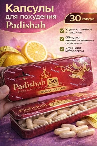 Таблетки для похудения, жиросжигатель Padishah