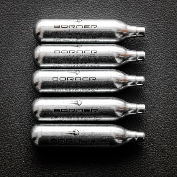 Баллончики CO2 для пневматики "Borner" 10 шт. , газовые баллоны