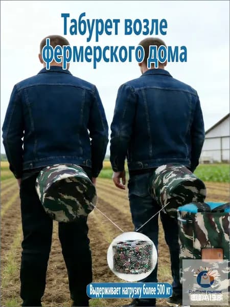 Садовый стул, Пенополиуретанх25х25 см, 1 шт