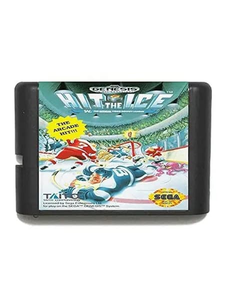 Игровой картридж для приставки 16 bit: HIT THE ICE (без коробки)