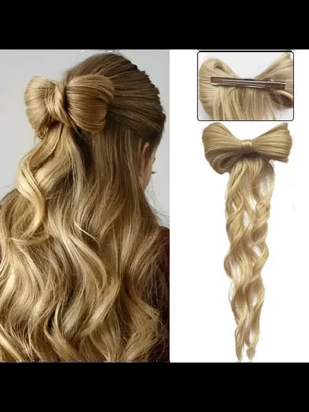 Волосы для наращивания Clip Hairpiece натуральный чёрный 14