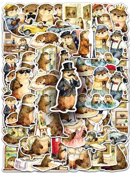 Наклейки, листов: 50