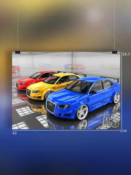 Постер А3 «Ауди (Audi)»