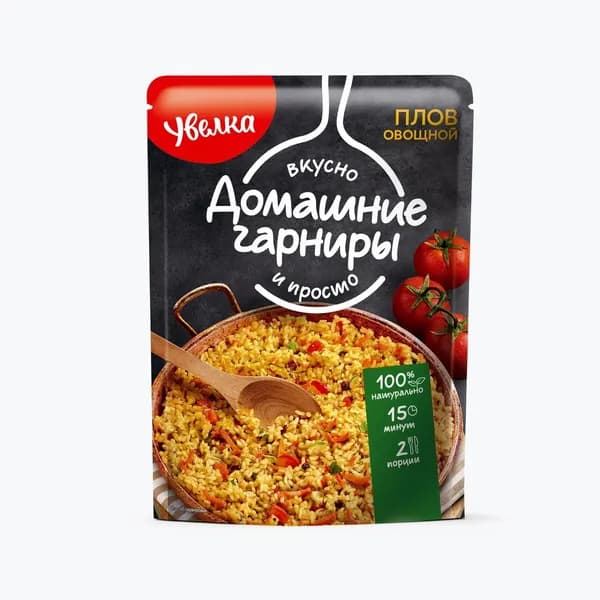 Смесь для гарнира Увелка Домашние Гарниры Овощной плов, 150 г
