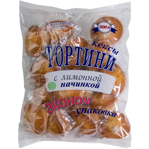 МАХАРИШИ Кекс с лимонной начинкой 500г
