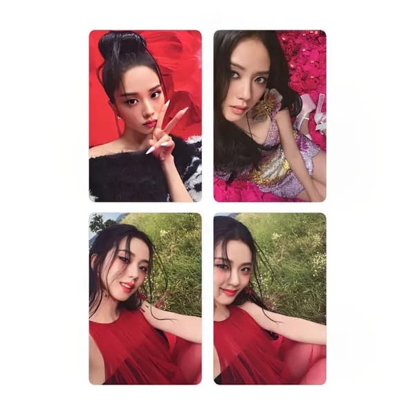 Карточки BLACKPINK BP Jisoo k-pop карточки коллекционные Фотокарточки 54 * 86 мм 4 шт