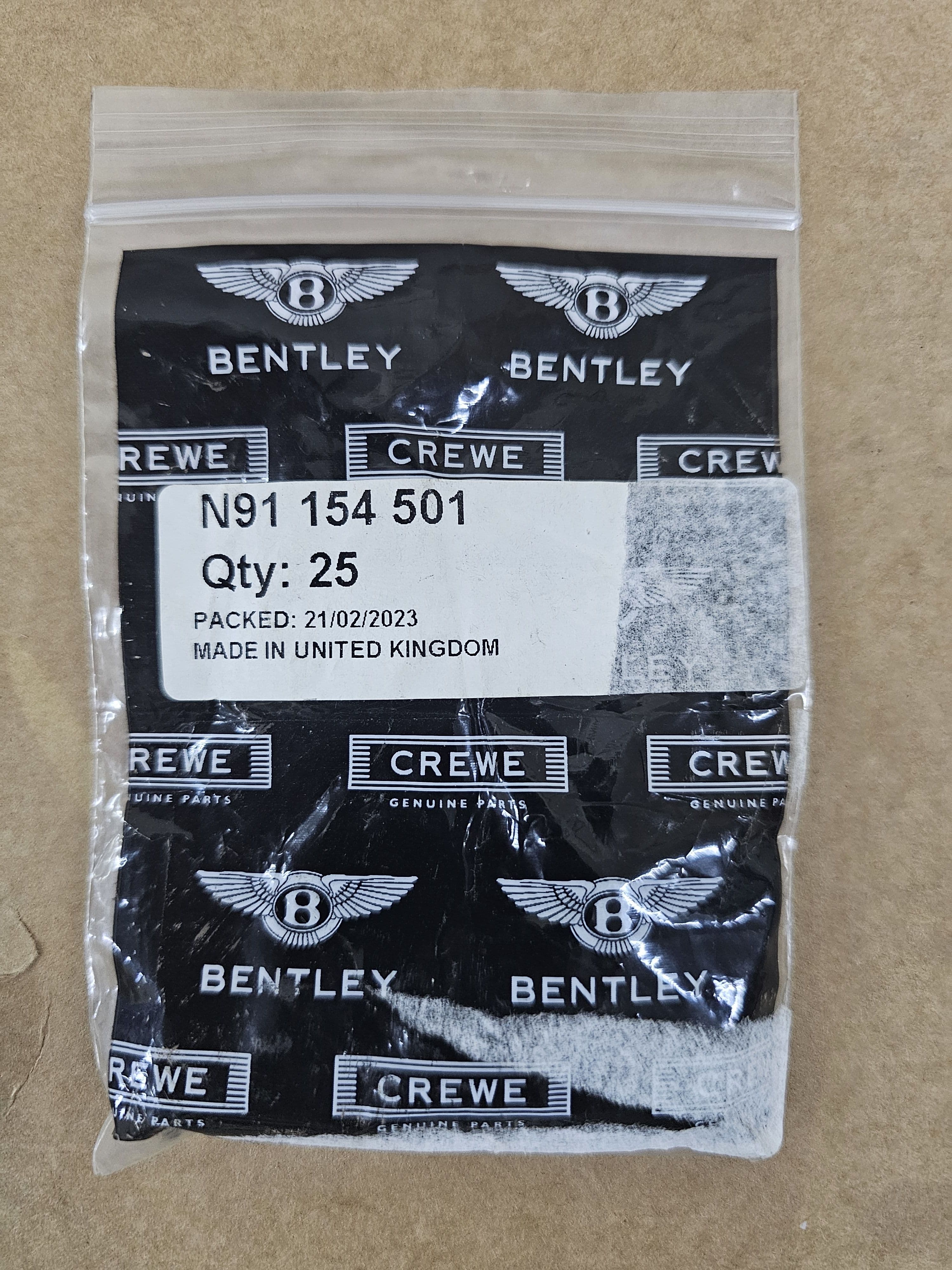 Bentley Star Болт автомобильный, 1 шт.