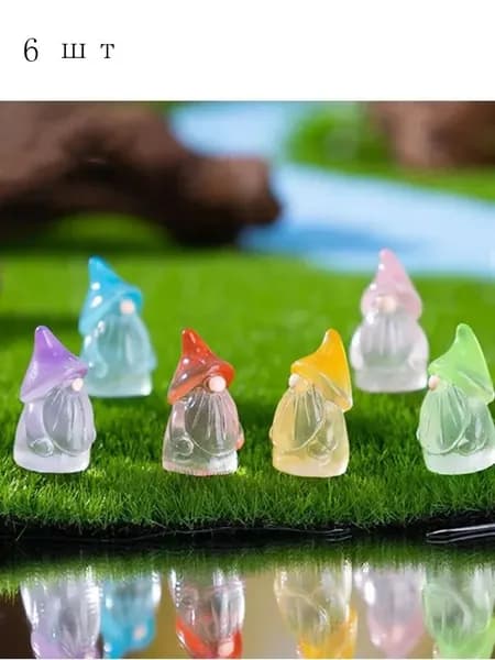 Фигурка декоративная 6pcs, высота 2 см