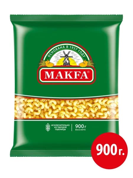 Макароны Makfa Витки, 900 г