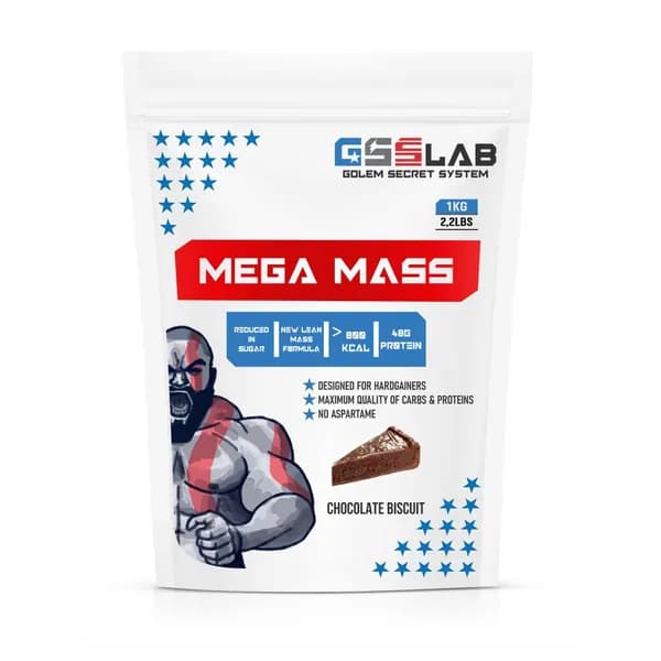 GSS Lab Mass Gainer 1000 грамм со вкусом шоколадного бисквита