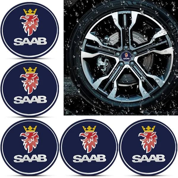 4 шт 56мм SAAB (Сааб) крышка обода цоколя центрального колеса автомобиля