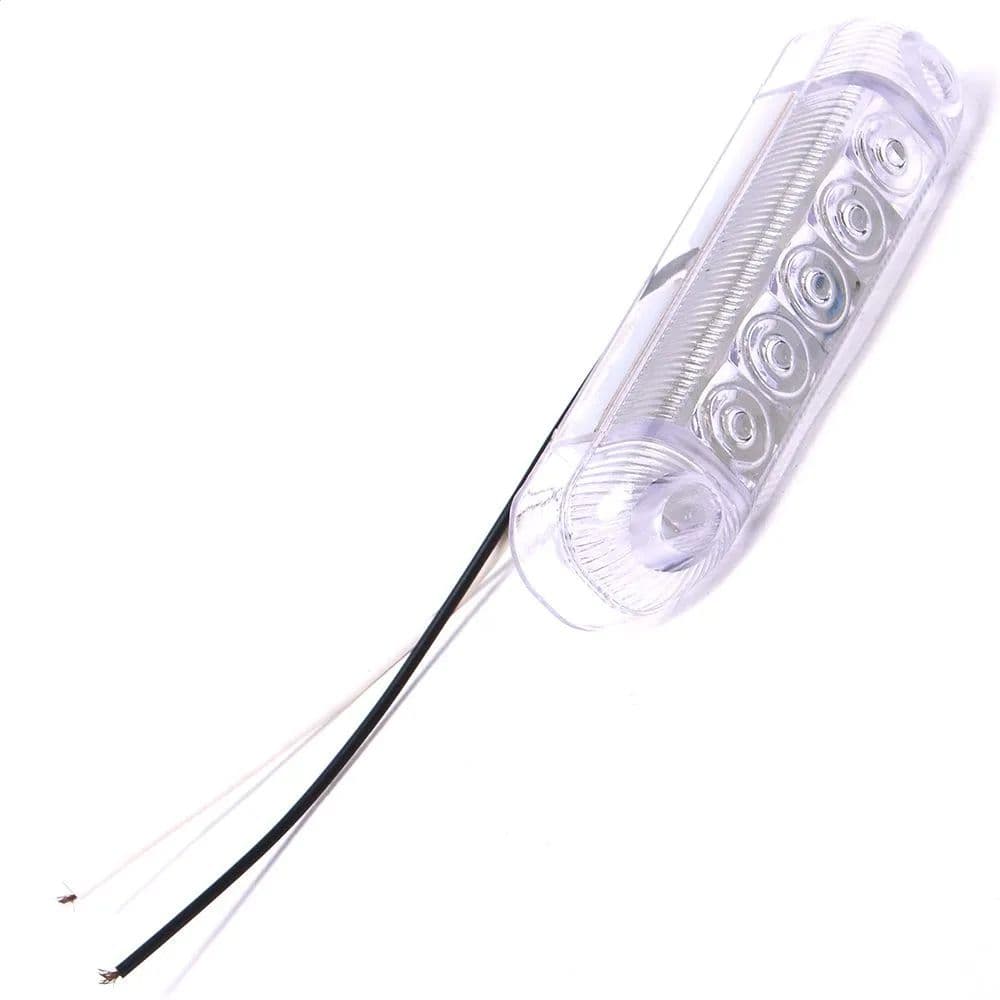 Фонарь габаритный Белый 5 LED Super Slim YG-07-105