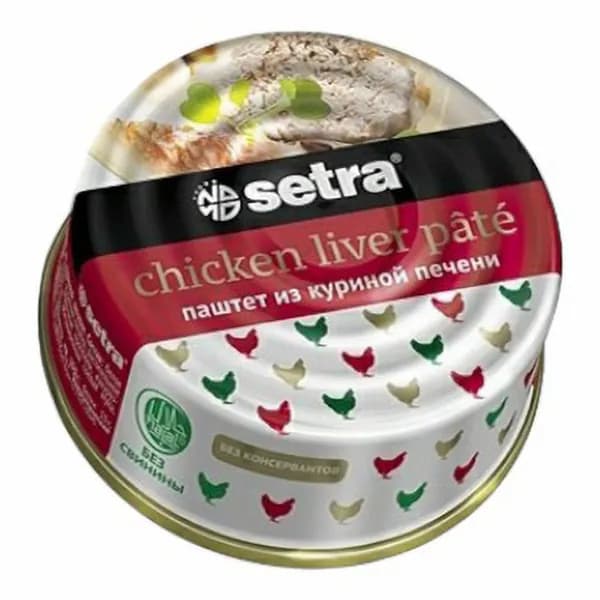 Паштет из куриной печени Setra 100 г