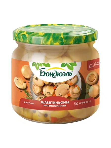 Шампиньоны Бондюэль Маринованные 350 г