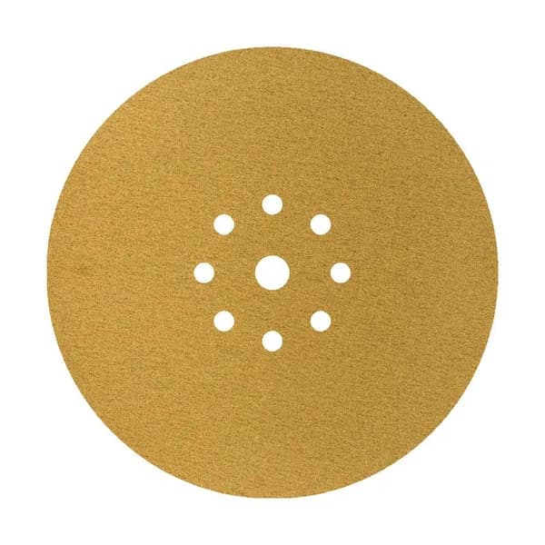 Шлифовальный круг на липучке ABRAFORM Giraffe GOLD - 1 шт, 225 мм, 9 отв, Р 120 для шлифовальной машинки жираф для стен и потолков
