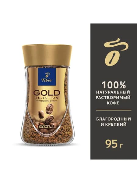 Tibio Кофе растворимый Гранулированный 95г. 1шт.