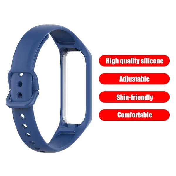 Силиконовый ремешок для Samsung Galaxy Fit 2 SM-R220, глубокий синий